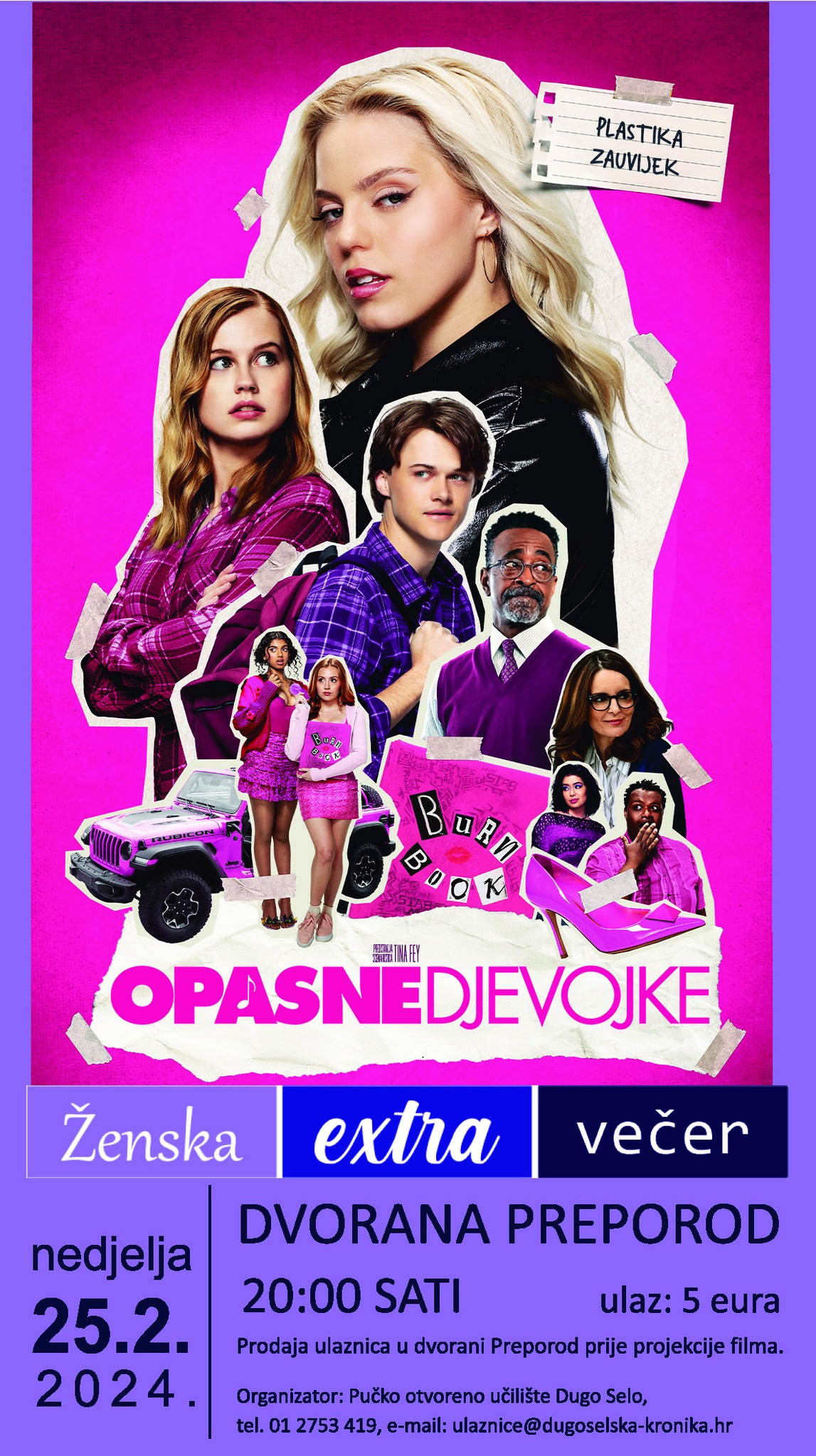 Film OPASNE DJEVOJKE za Žensku extra večer